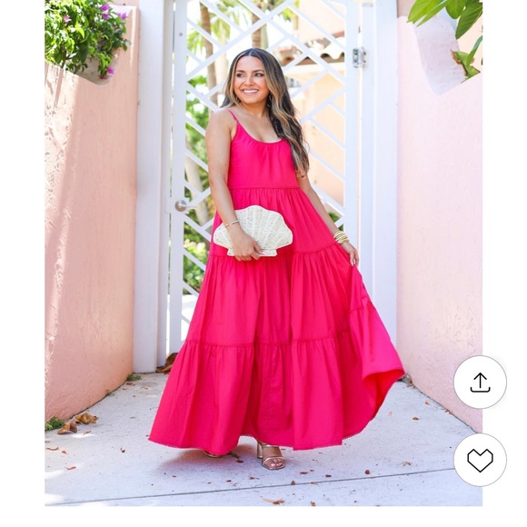 Dresses & Skirts - Roller Rabbit Maxi Dress Lined Pink XXS